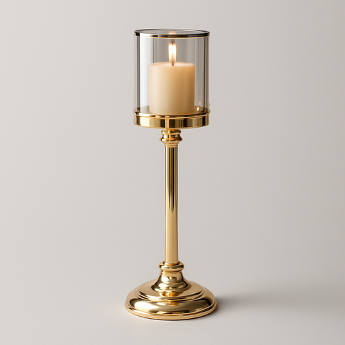 Bougeoirs Rétro Nordiques – Verre & Métal Design Haut de Gamme