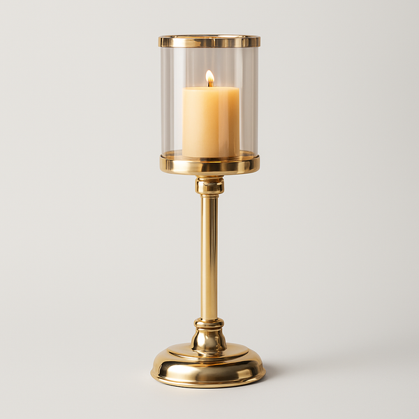 Bougeoirs Rétro Nordiques – Verre & Métal Design Haut de Gamme